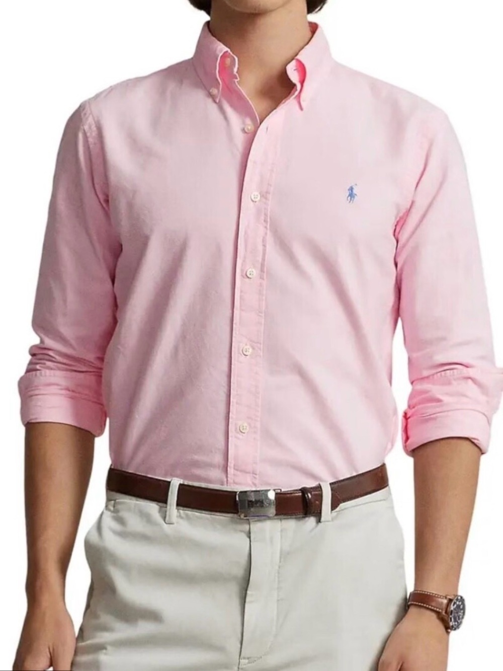 Ralph Lauren Pink Button-Down Shirt Sz XXL